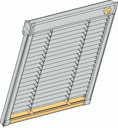 DF25<br>Unterprofilbedienung, Wendeknopf